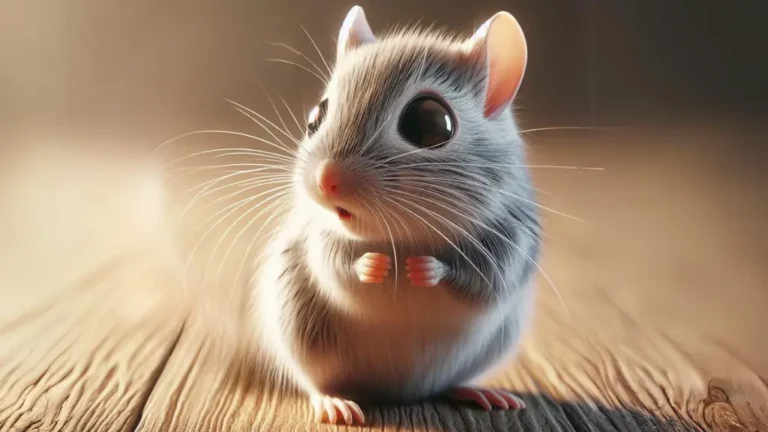 Do Gerbils Tails Fall Off? 2 A picture of a gerbil that looks surprised that it doesn't have a tail. The picture is for the article; Do gerbils tails fall off.
